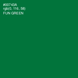 #00743A - Fun Green Color Image
